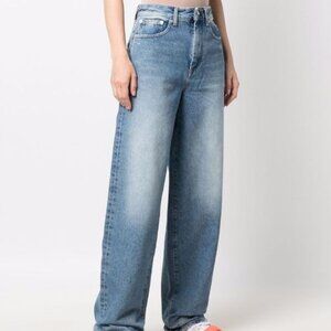Off-White Wide-Leg Jeans (Style LG-425, "PERMANENT")